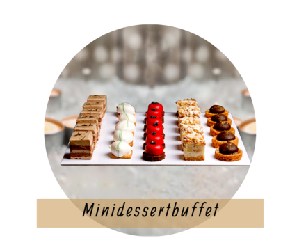 Minidessertbuffet_assortiment Kerst- en eindejaarsgebak_Patisserie en Chocolaterie Smaakkunst Roeselare